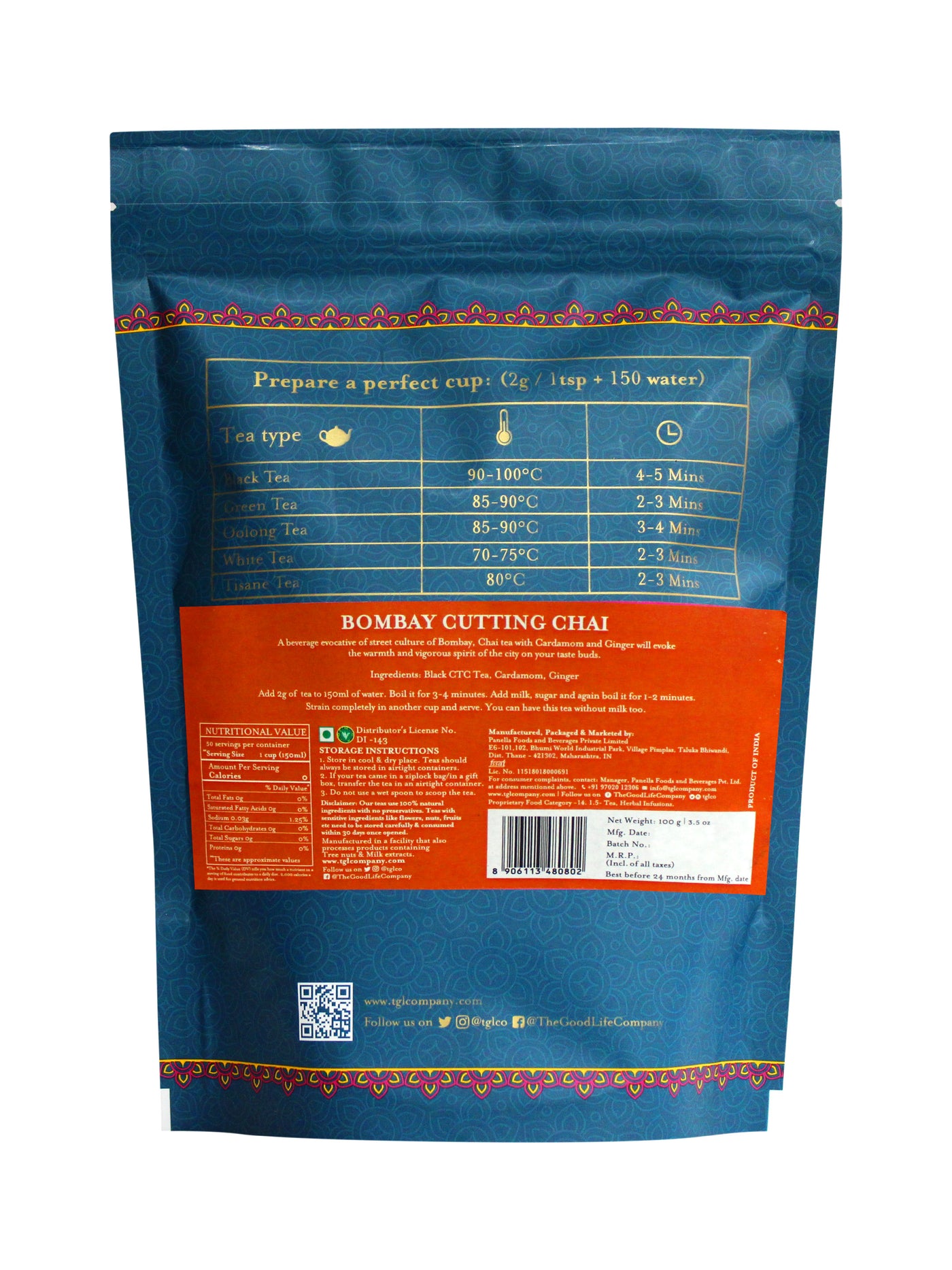 Monsoon Lifestyle Experiential Teas (Kadak Masala 100 Gram + Bombay cutting Chai 100 Gr + Kashmiri Kahwa Tea 16 Tea Bags)