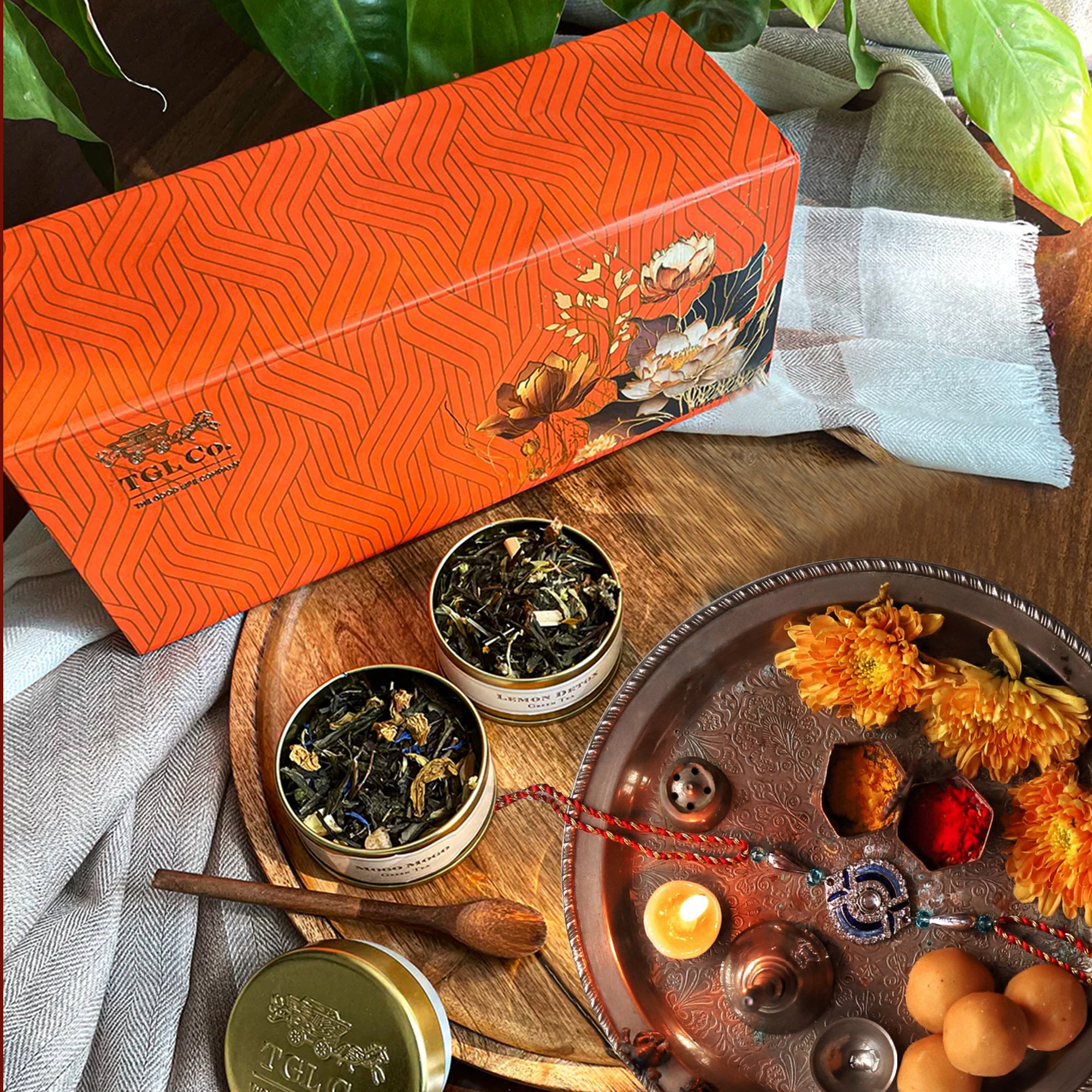 Buy | Premium Online | Fleur Luxe Tea Gift Box Collection Gifts TGL Co
