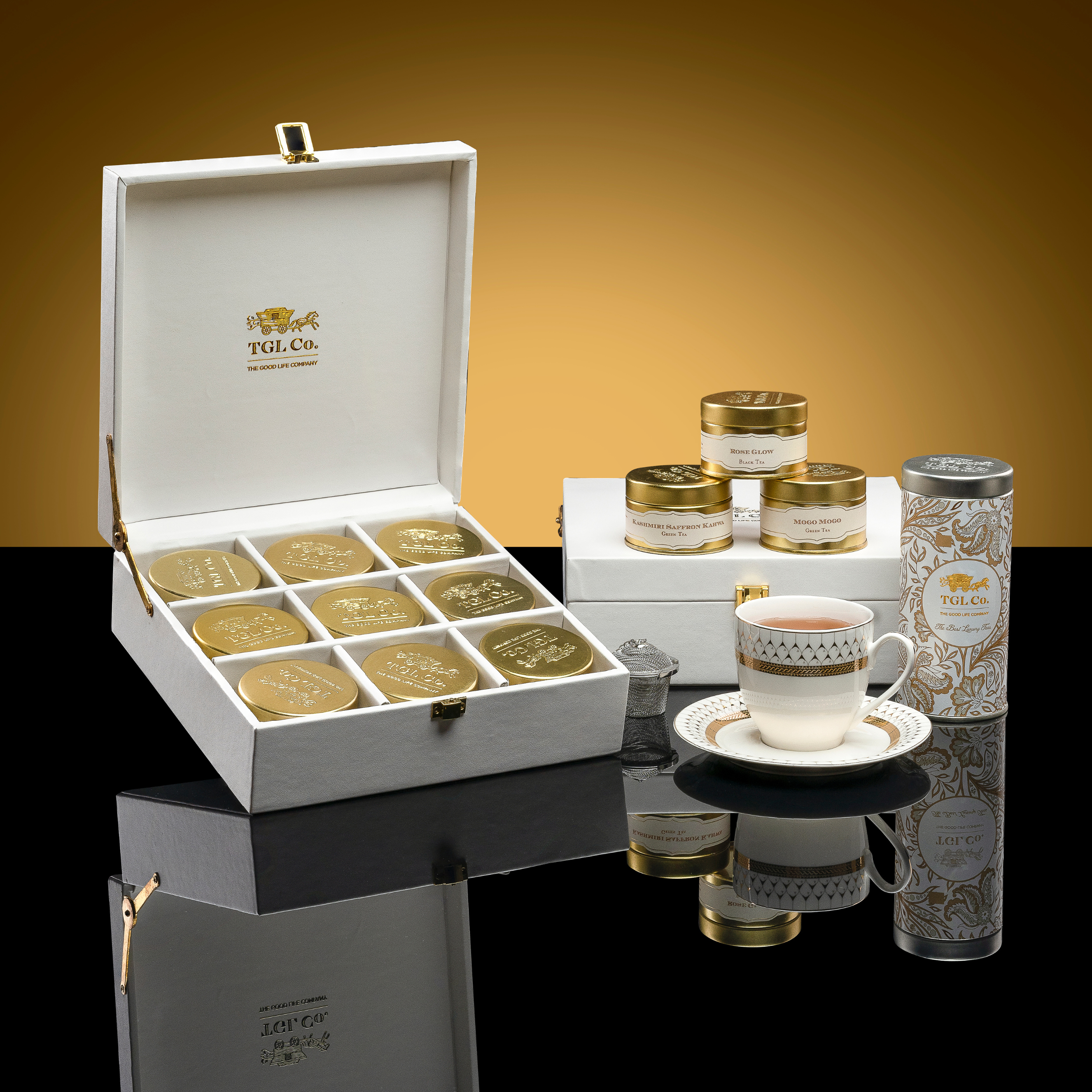 Liquid Gold Diwali Tea Gift Set (Pack of 9)