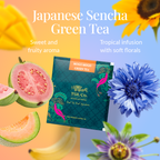 Mogo Mogo Japanese Green Tea - Fruit & Floral Infusion - Pyramid Bags / Loose