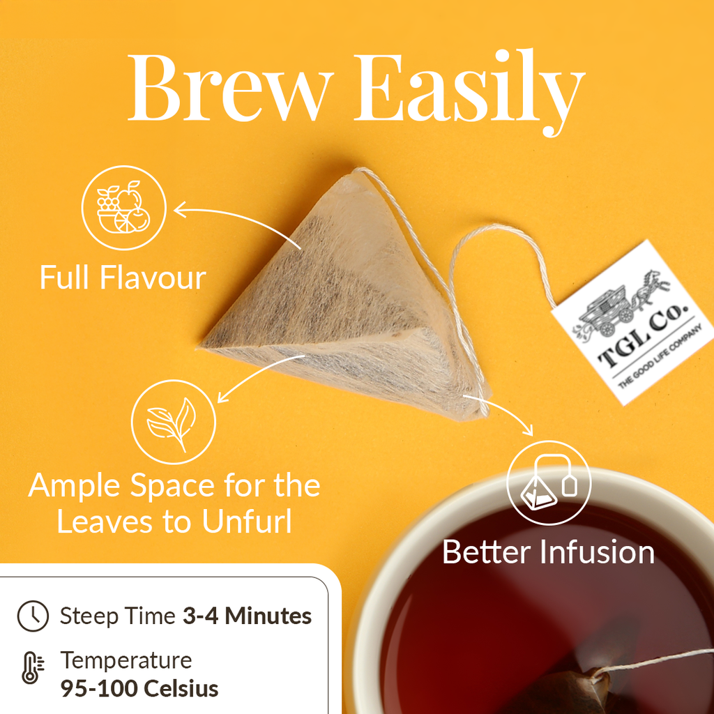 Kashmiri Saffron Kahwa Herbal Tea Infusion - Pyramid Bags / Loose