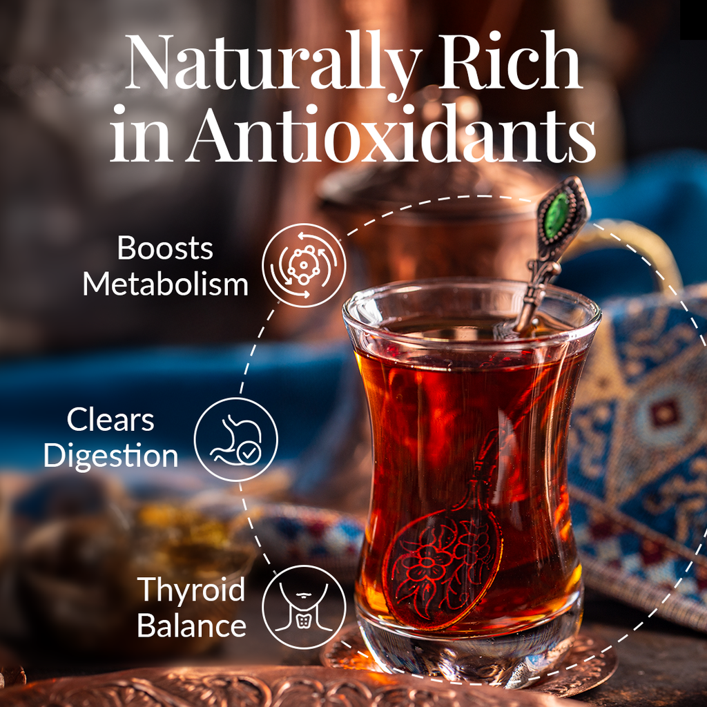 Kashmiri Saffron Kahwa Herbal Tea Infusion - Pyramid Bags / Loose