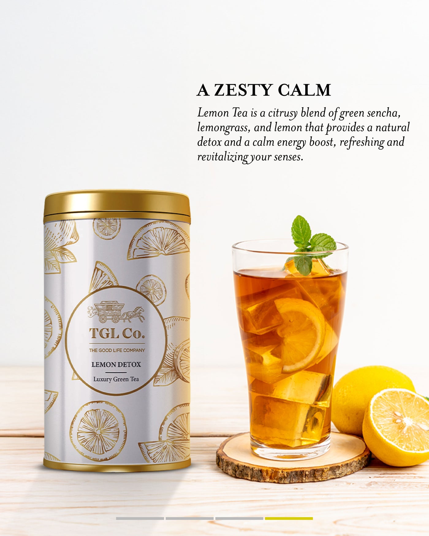 Lemon Detox Green Tea Bags / Loose Tea Leaf