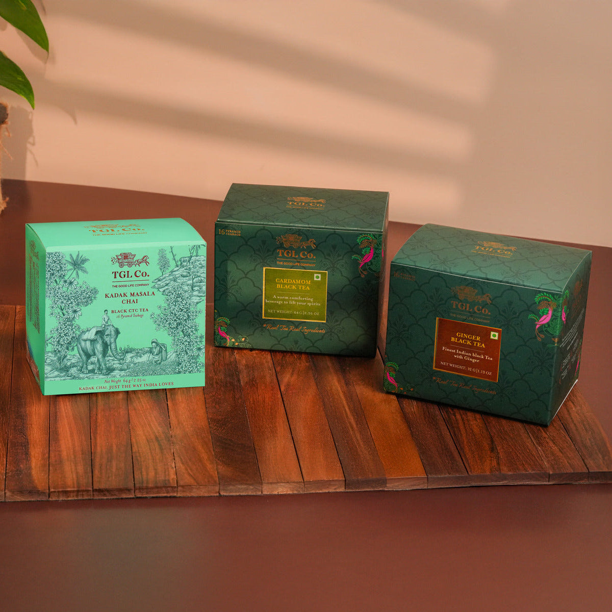 Masala Chai Combo - Black Tea Pyramid Bags