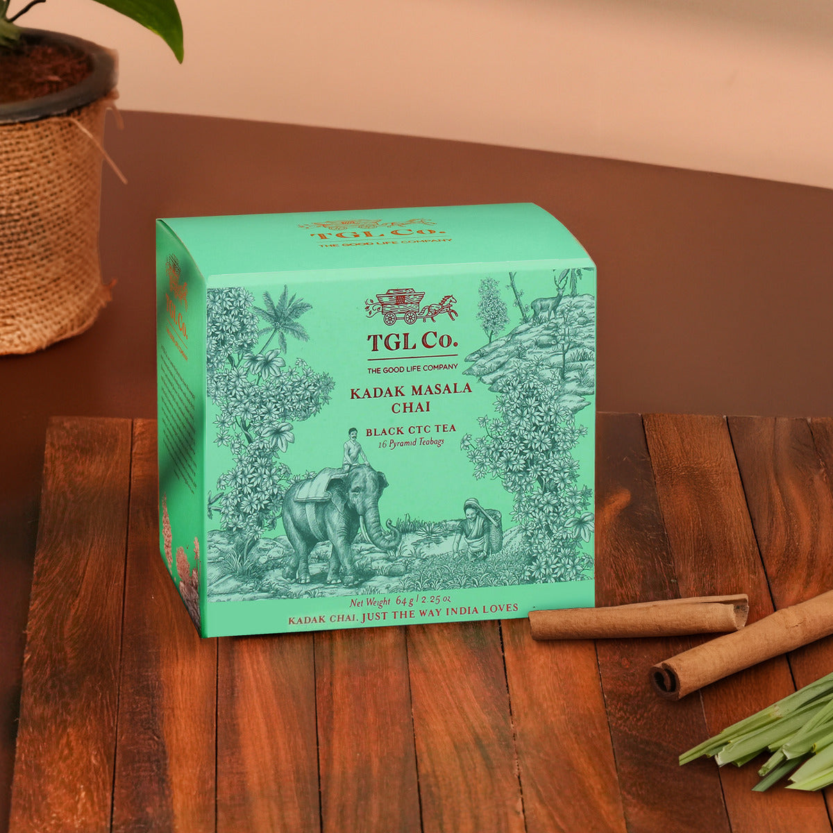 Kadak Masala Chai - Pyramid Bags / Loose