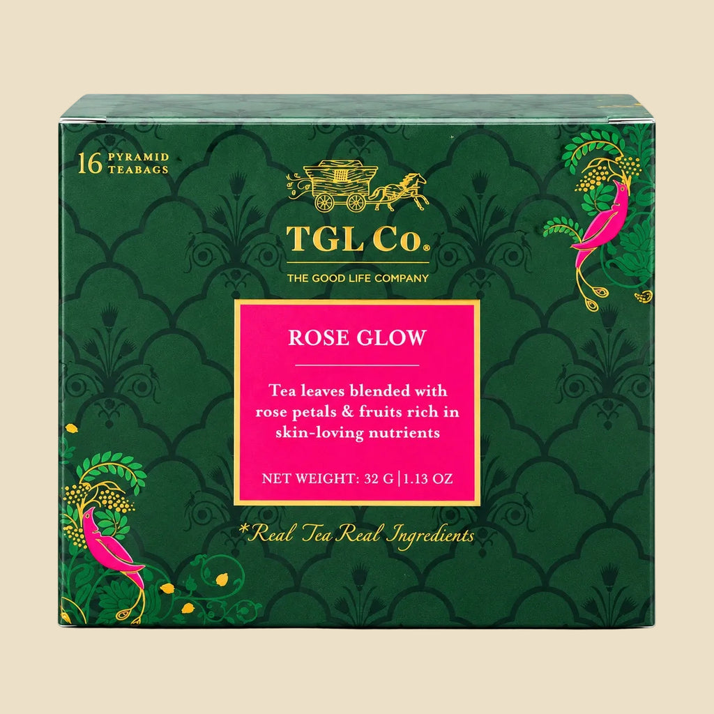 Rose Glow Black Tea Infusion