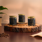 Flavoured Instant Coffee Combo (Pack of 3) - Hazelnut, Vanilla & Caramel