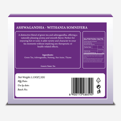 Ashwagandha Green Tea Bags