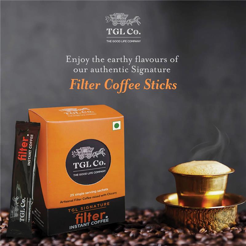 Signature Filter Instant Coffee 25 Sachets (Travel Pack)