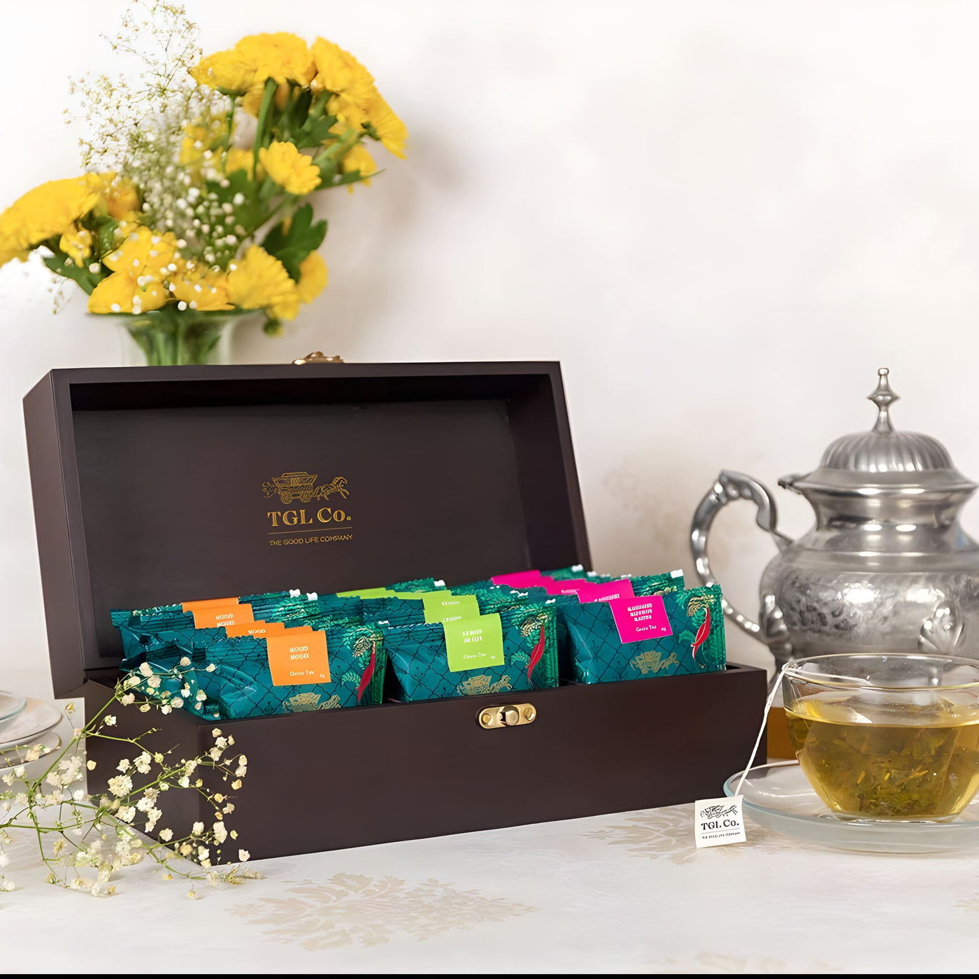 Eternal Elegance - Assorted Tea Gift Box - 30 Sachets (10X3)