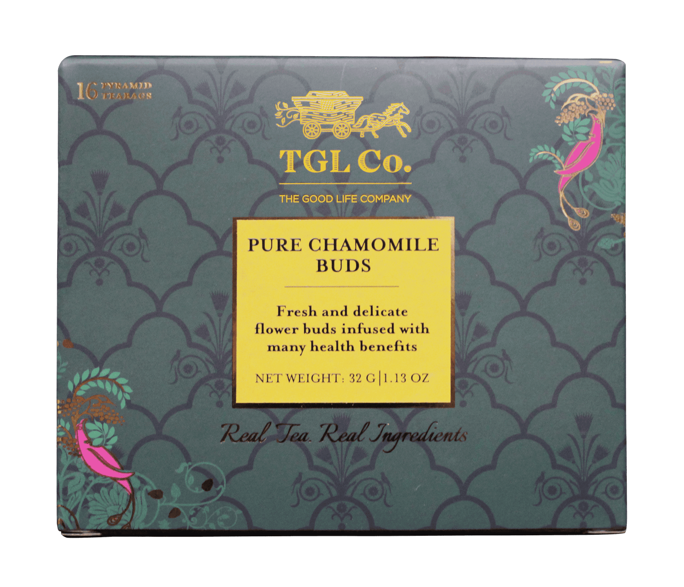 Chamomile buds (50 Gram Loose Leaf Tea) + Ball Tea Infuser  FREE*  -- (Limited time offer)