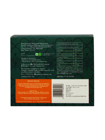 Bundle Pack - Mogo Mogo Green Tea, Lemon Detox & Rose Glow Black Tea Bags (Pack of 3)