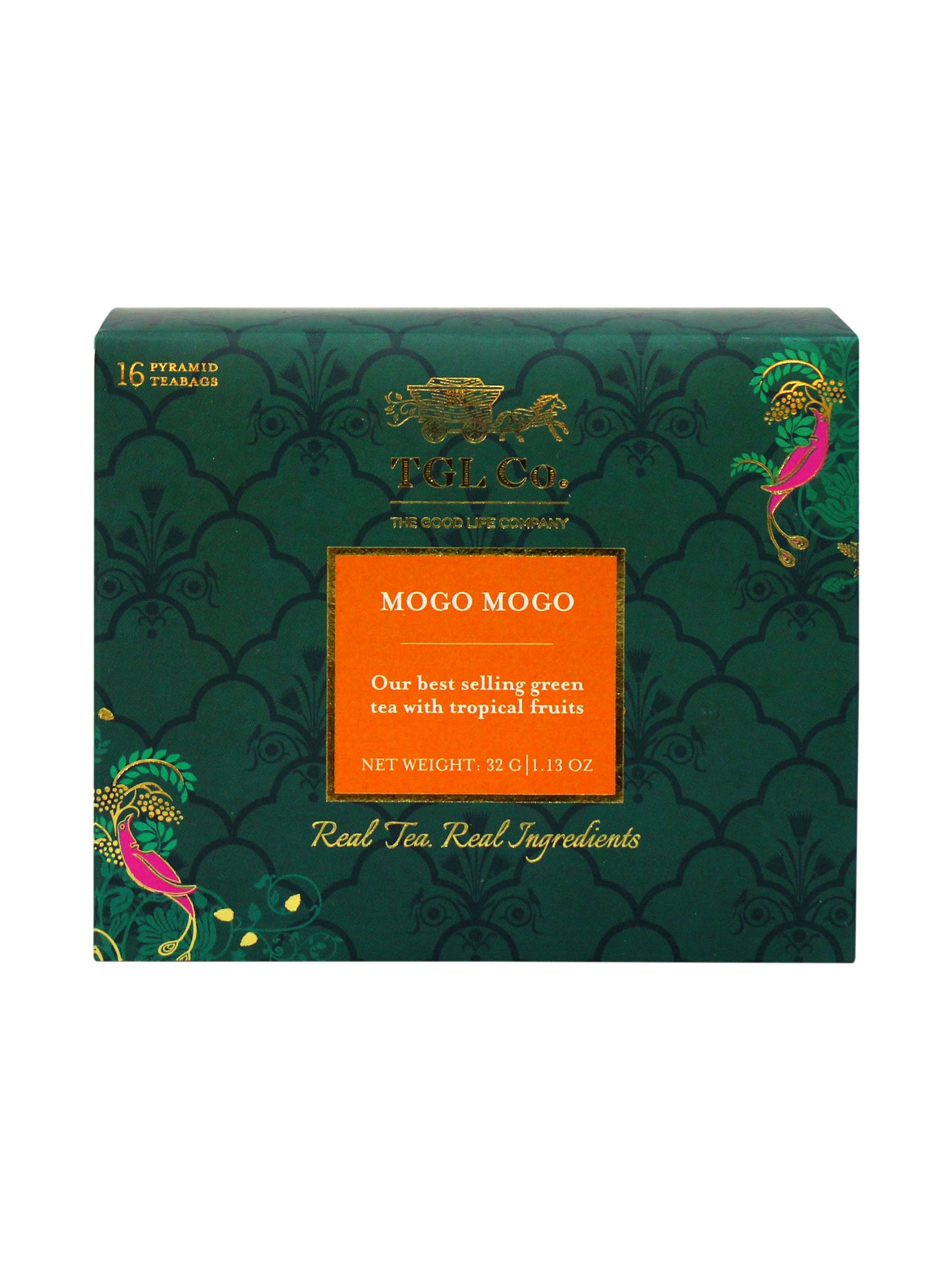 Mogo Mogo Green Tea Bags 32 Tea Bags