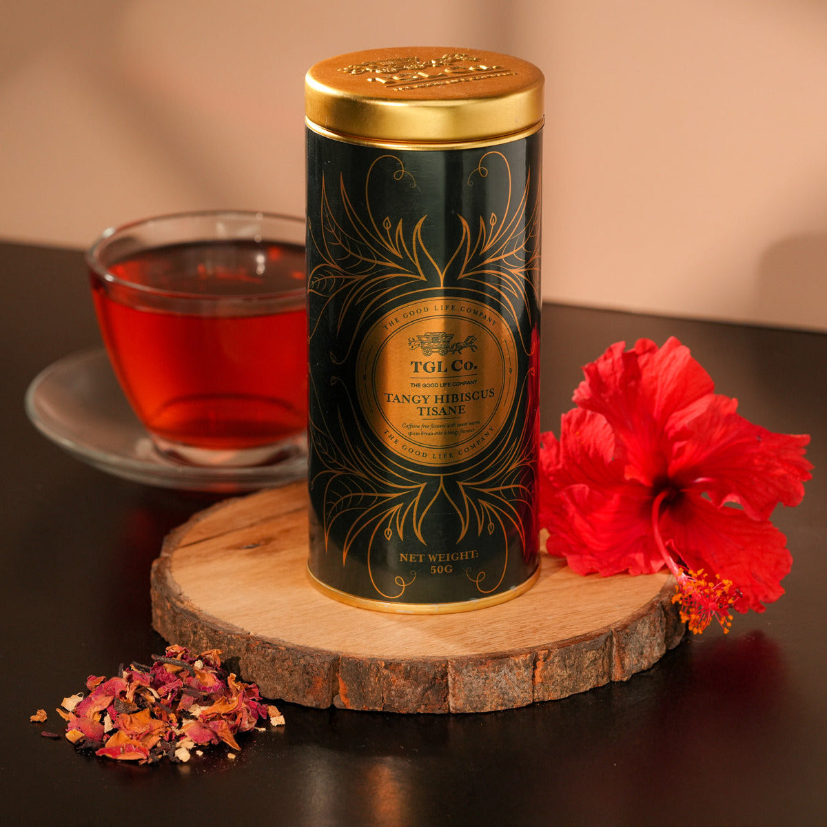 Tangy Hibiscus Tisane Herbal Infusion - Loose