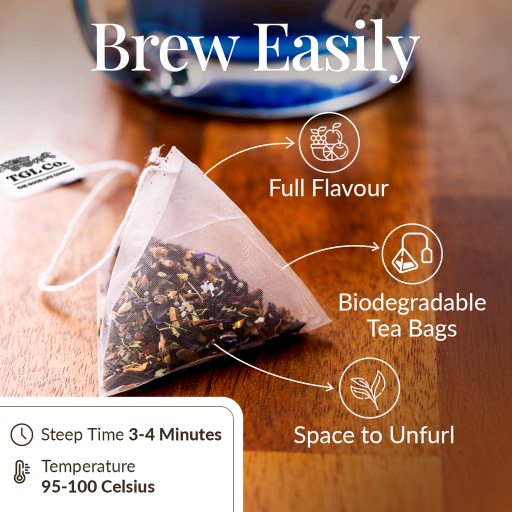 Mogo Mogo Japanese Blue Pea Flower Tea - Fruit & Floral Infusion