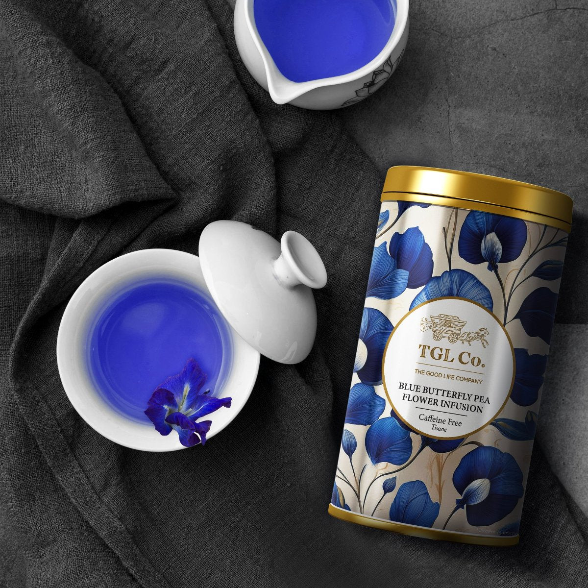 Peflower Tea Buy Blue Pea Tea Online in India | Butterfly Pea Flower Tea – The Good ...
