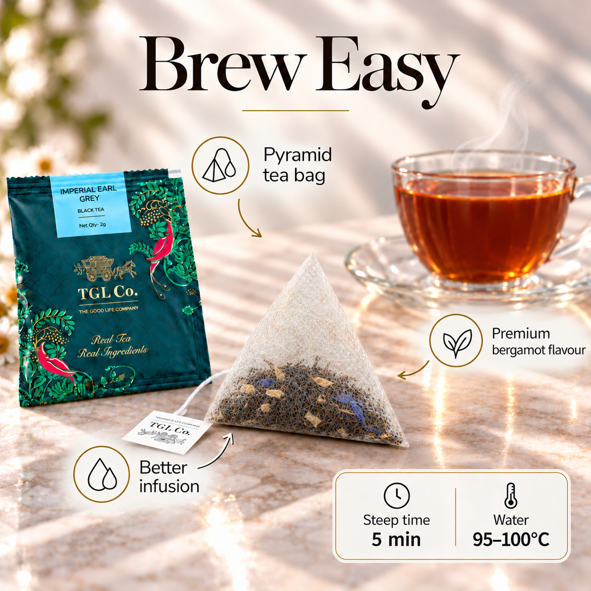Imperial Earl Grey Black Flavoured Tea
