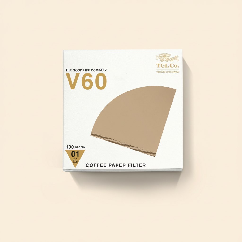 V60 Brown Filter Papers 100 Pack