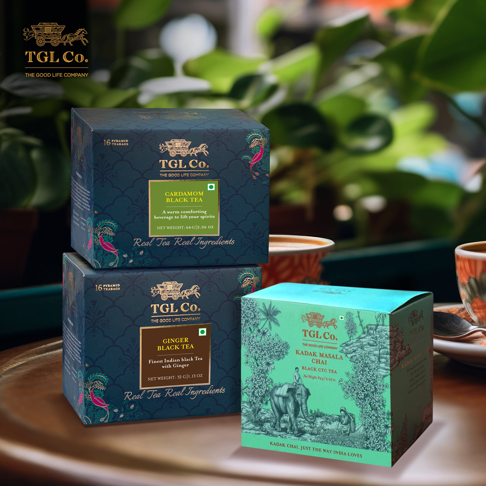 Masala Chai Combo - Black Tea Pyramid Bags