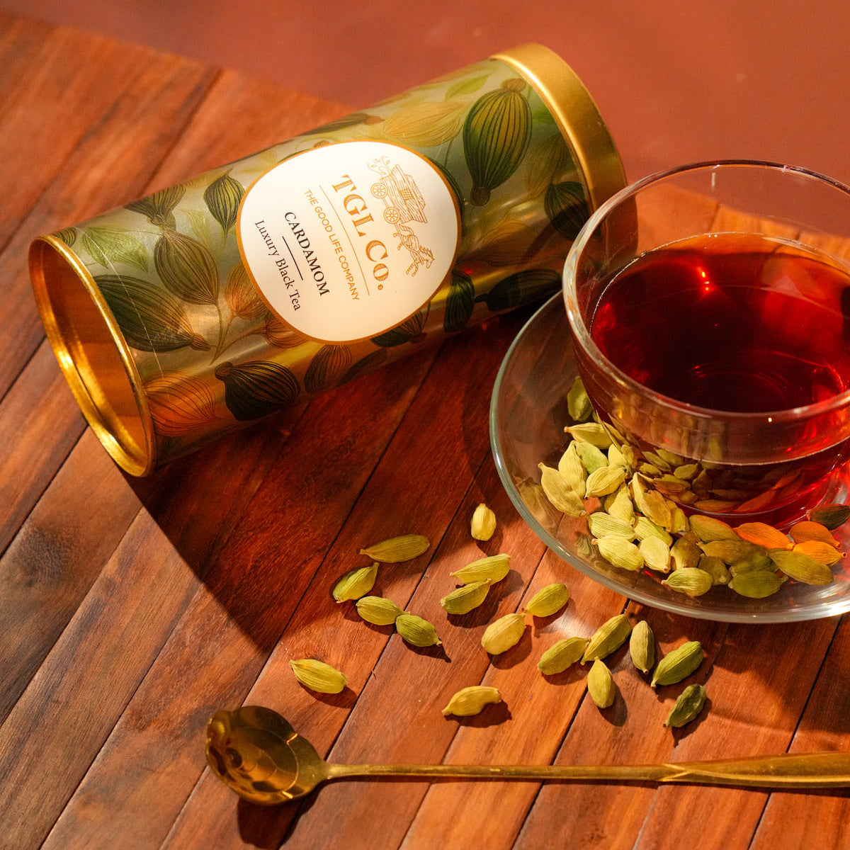 Cardamom Black Tea Pyramid Bags / Loose