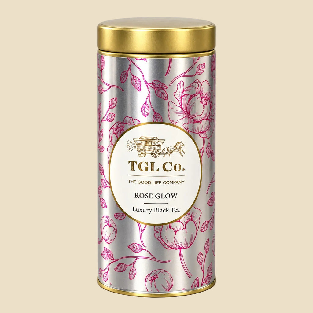 Rose Glow Black Tea Infusion