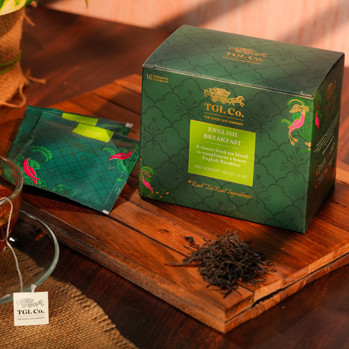 English Breakfast Black Tea - Pyramid Bags / Loose