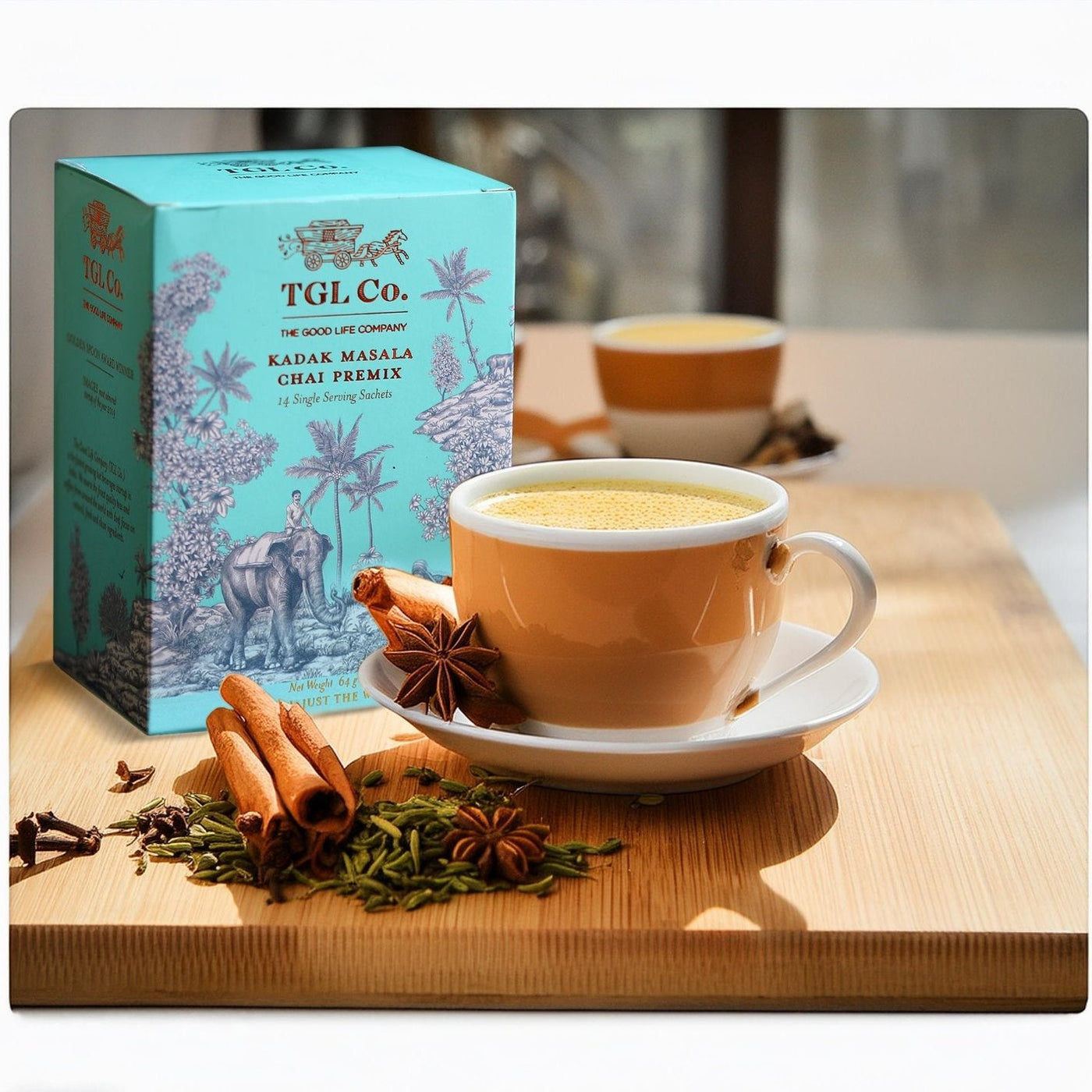 Kadak Masala Chai Premix Sachets - Black Tea