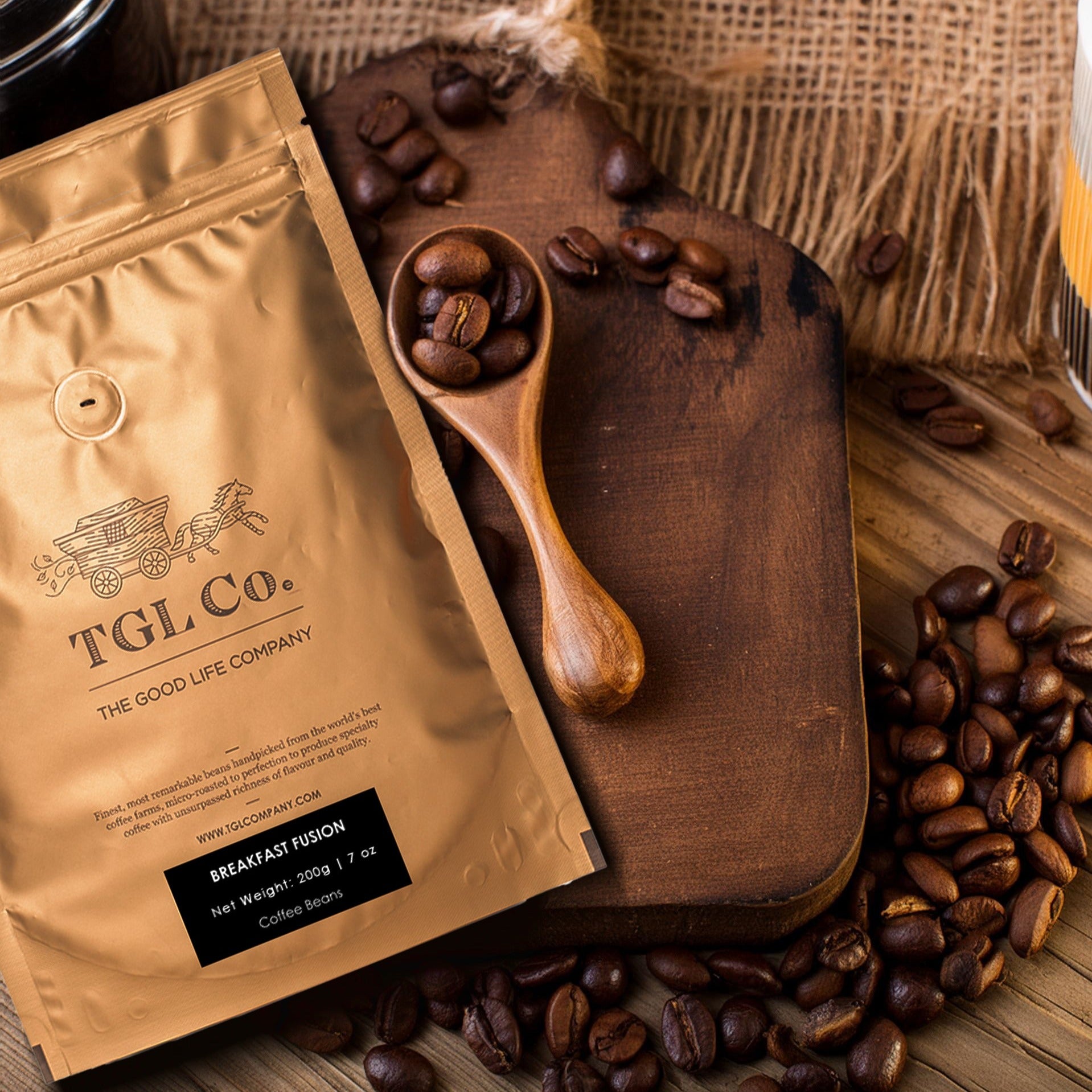 Breakfast Fusion - Arabica & Robusta Coffee Beans