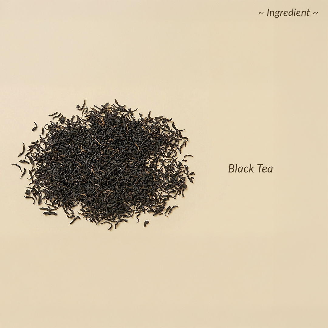 Black tea leaves