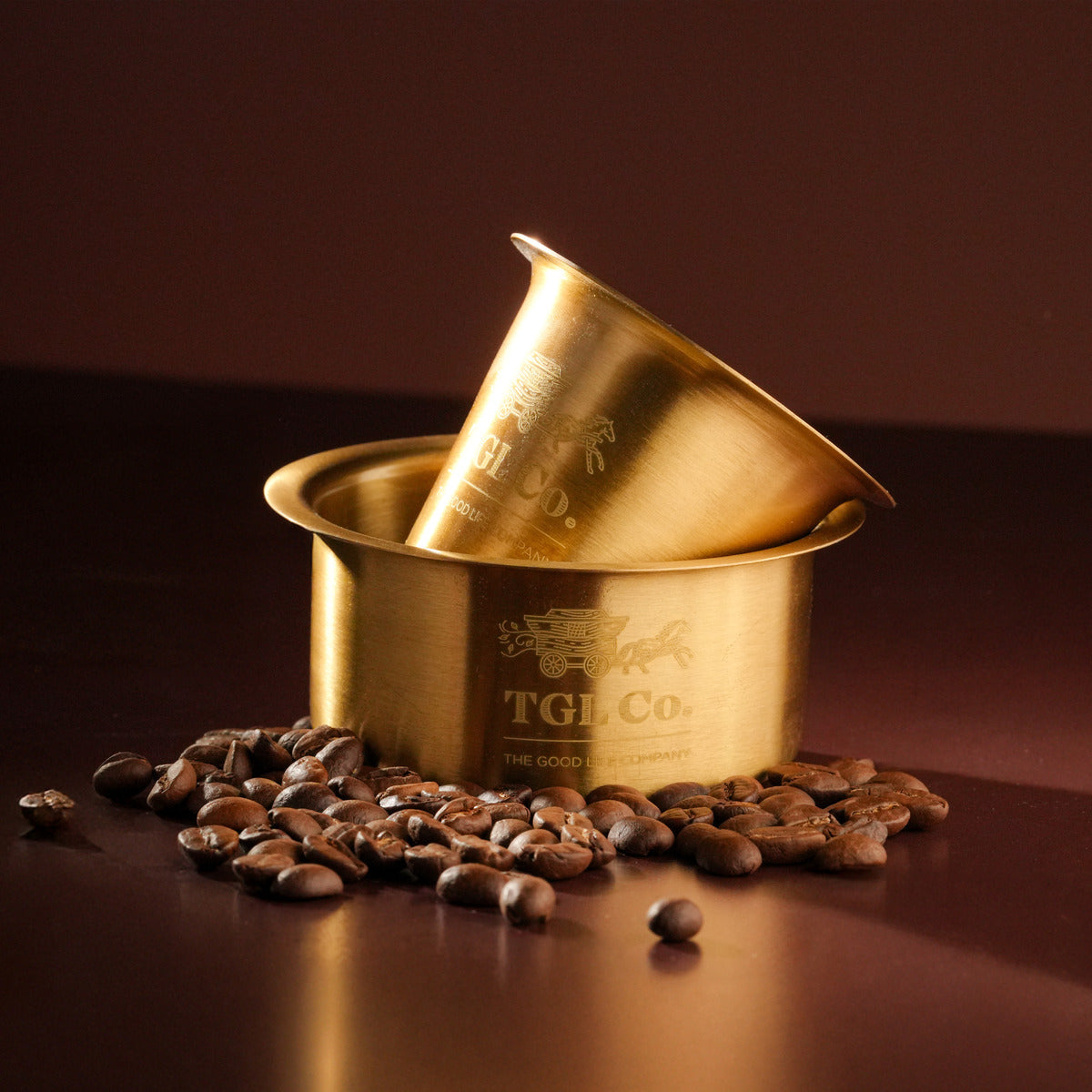 Signature - South Indian Instant Filter Coffee + Brass Tumbler Dabara Set