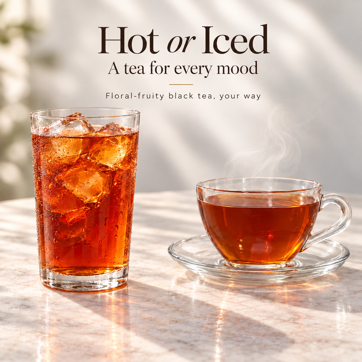 Rose Glow Black Tea Infusion