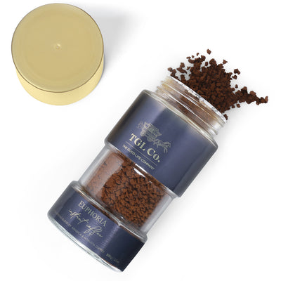 TGL Co. Euphoria Original Premium + Vanilla Flavoured Instant Coffee- (100 gm each)