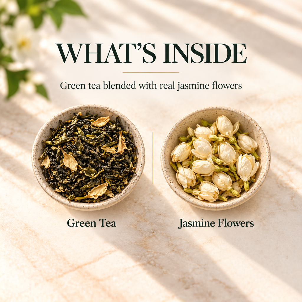 Jasmine Green Tea Infusion - Pyramid Bags / Loose