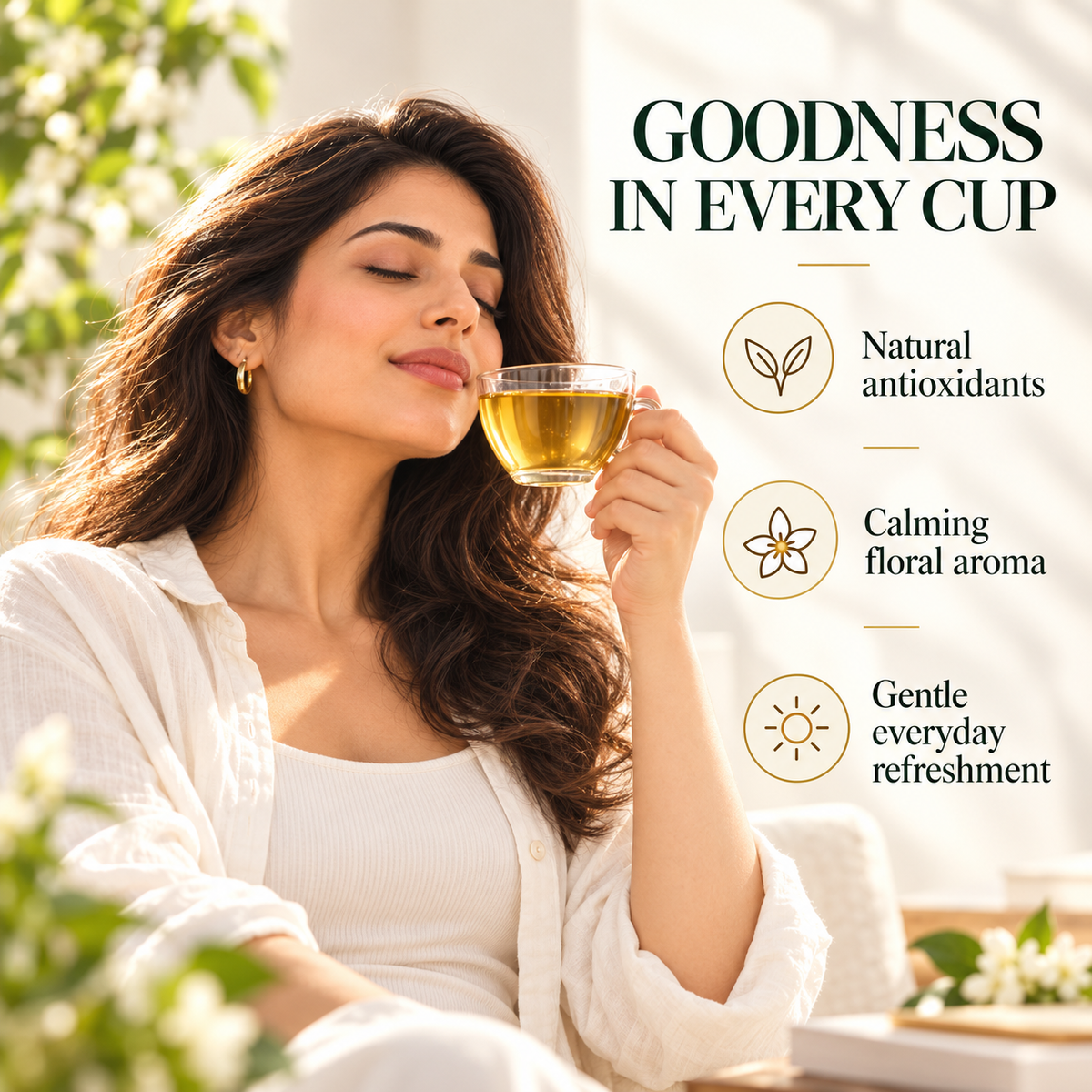 Jasmine Green Tea Infusion - Pyramid Bags / Loose