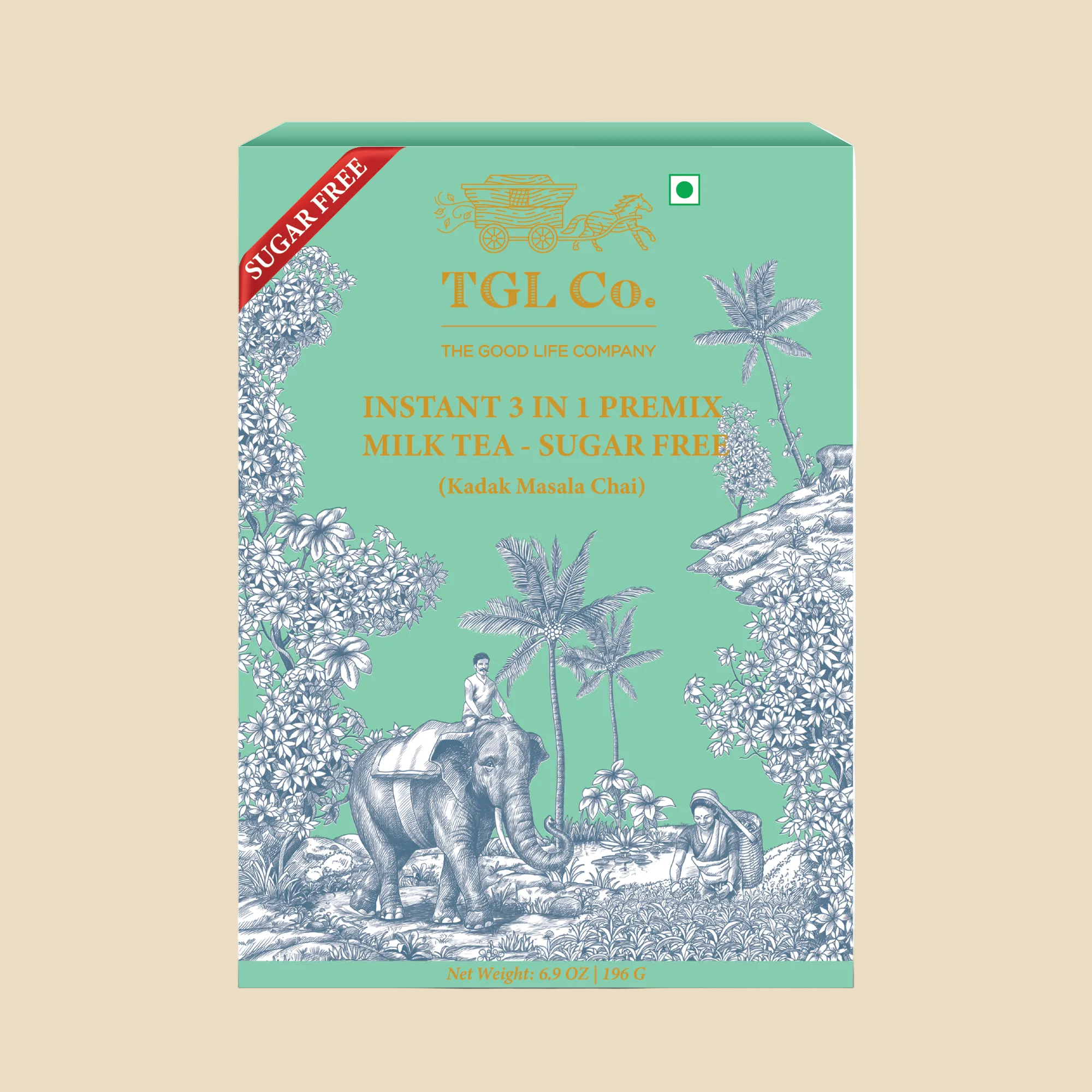 Kadak Masala Chai 3-in-1 Premix - Sugar Free