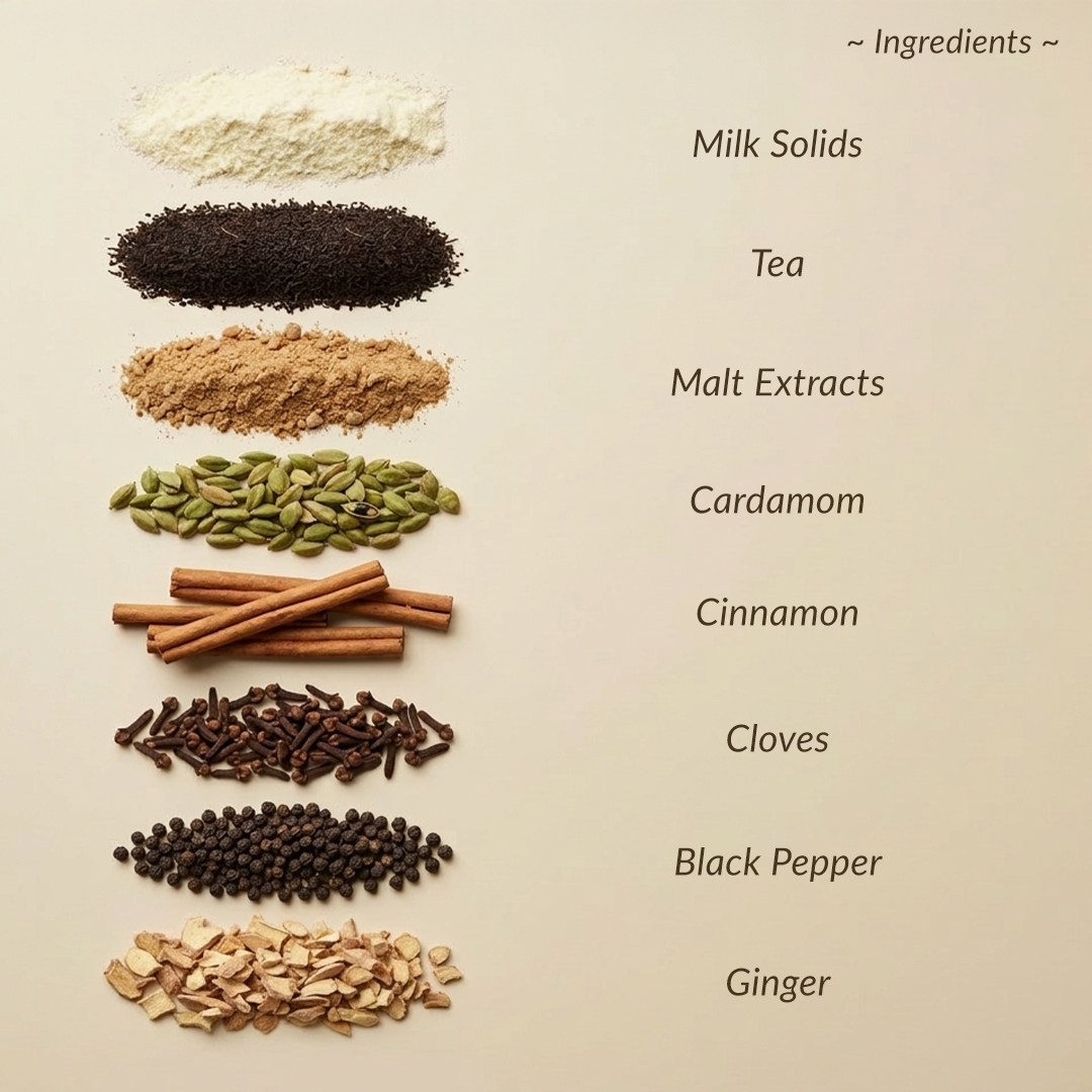 sugar free kadak masala chai premix