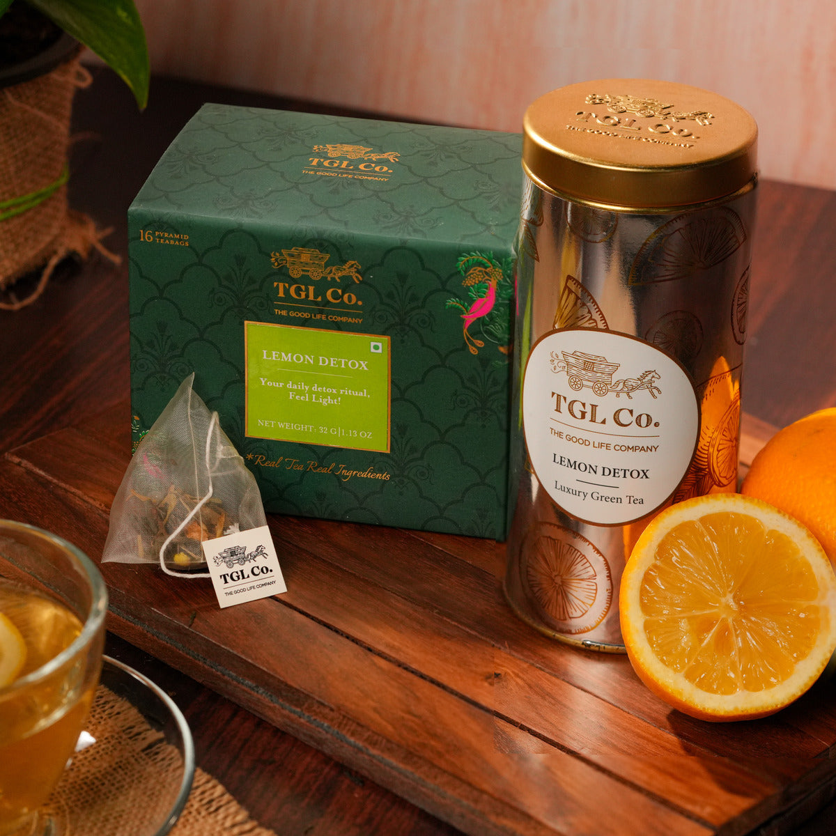 Lemon Detox Green Tea Infusion - Pyramid Bags / Loose