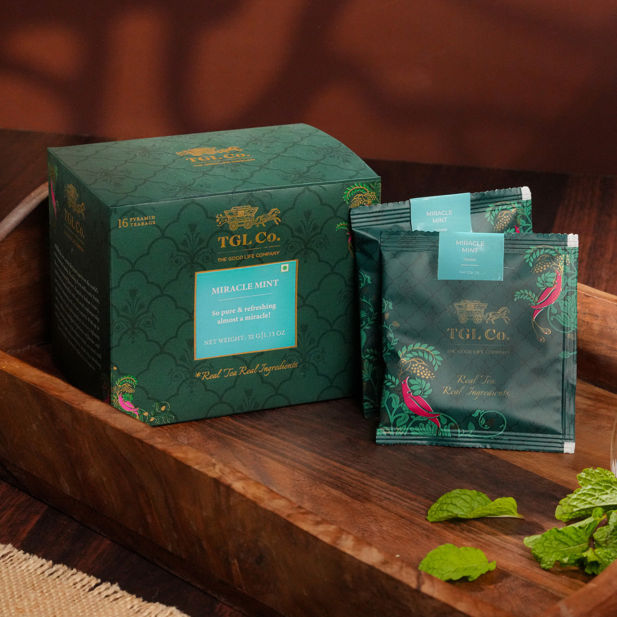 Miracle Mint Herbal Infusion - Pyramid Bags