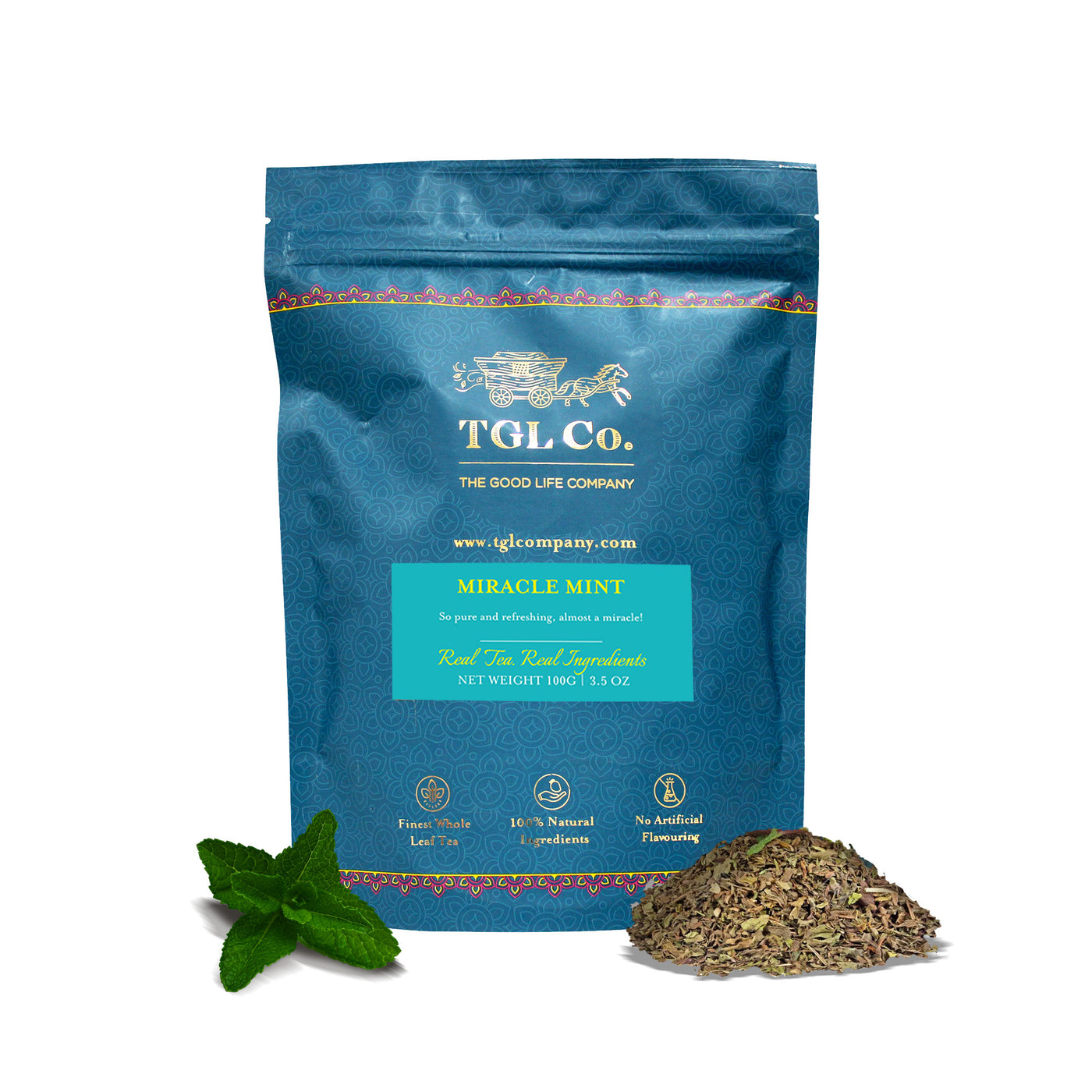 Miracle Mint Herbal Tea Bags / Loose Tea Leaf