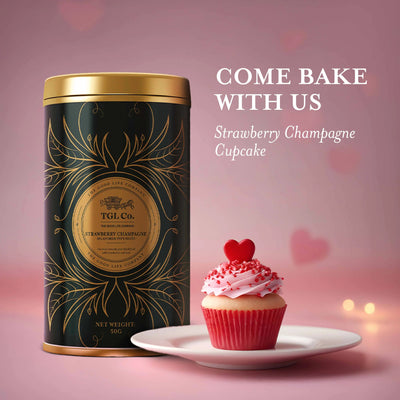 Strawberry Champagne Green Tea - Tea Leaves