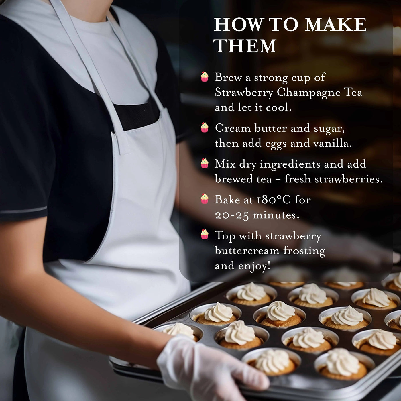 Strawberry Champagne Green Tea - Tea Leaves