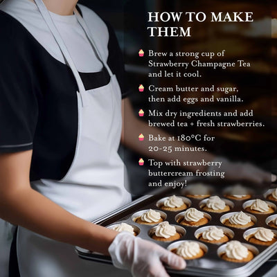 Strawberry Champagne Green Tea - Tea Leaves