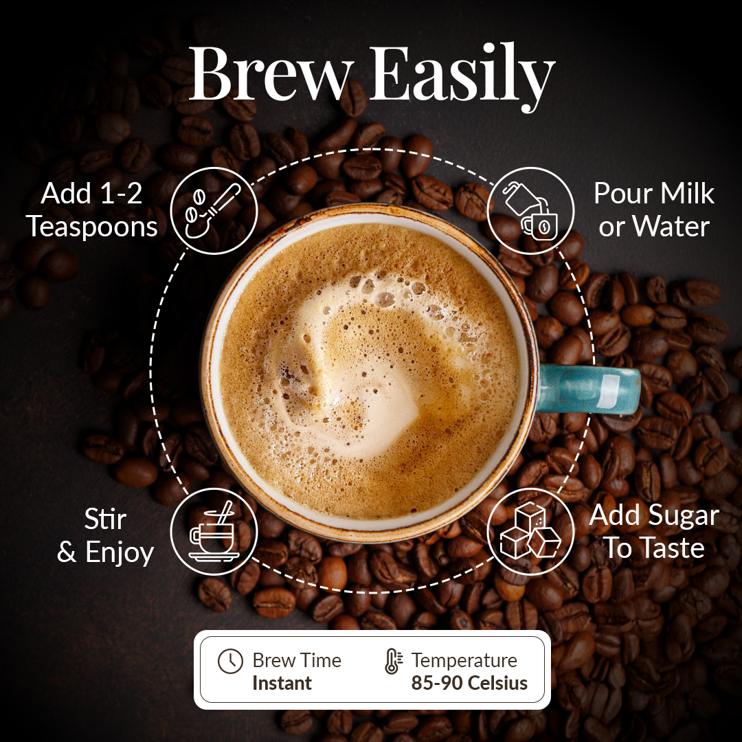 Morning Motivation - 100% Freeze Dried Arabica Instant Coffee