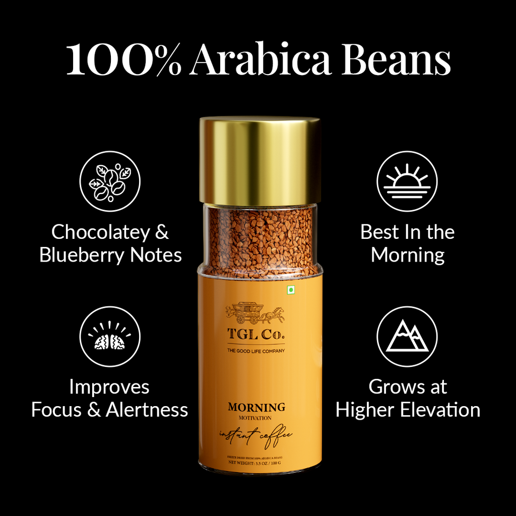 Morning Motivation - 100% Freeze Dried Arabica Instant Coffee