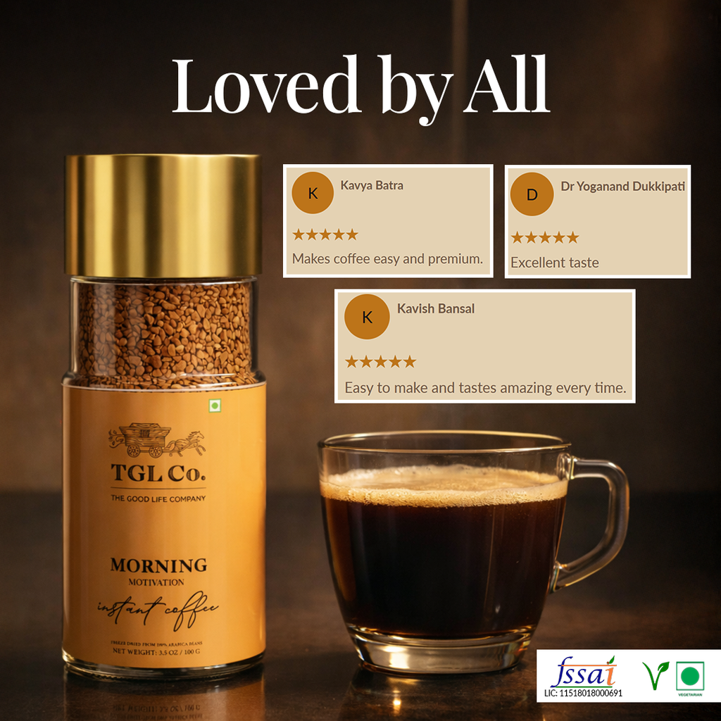Morning Motivation - 100% Freeze Dried Arabica Instant Coffee