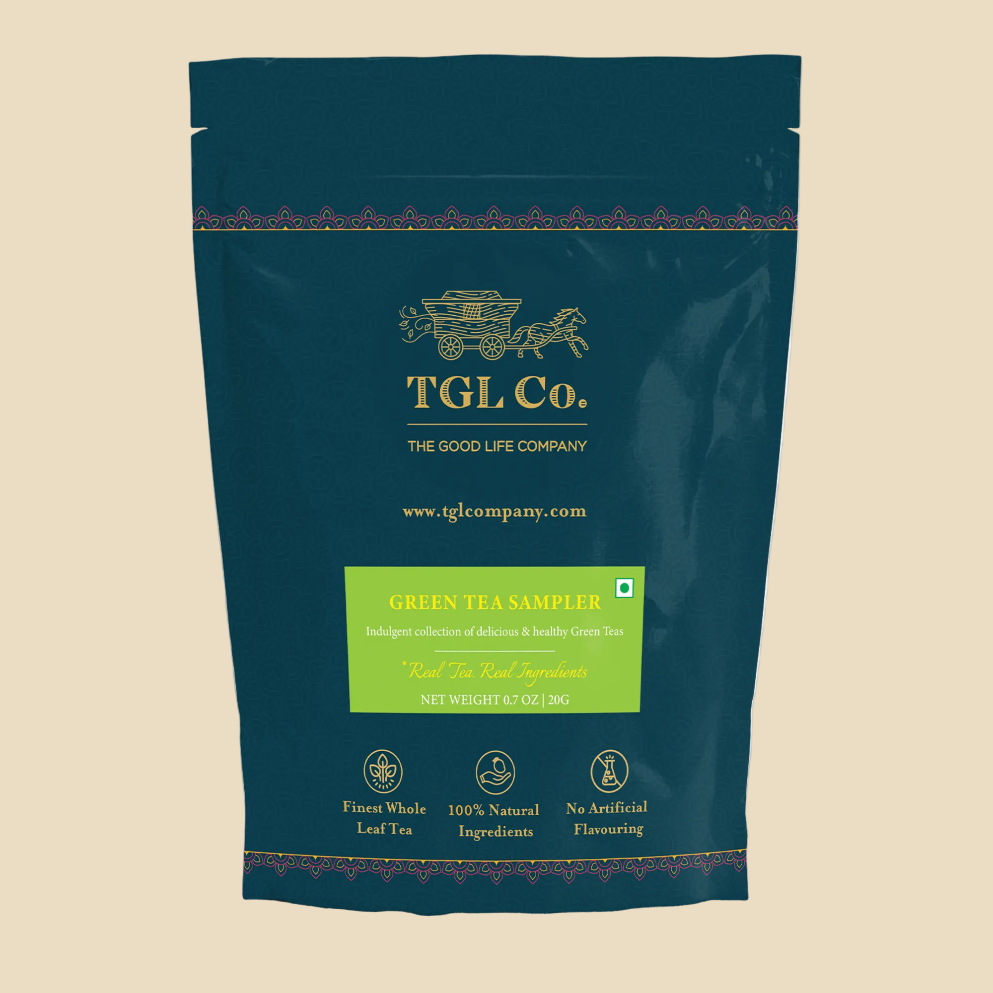 Green Tea Samplers - Pyramid Bags