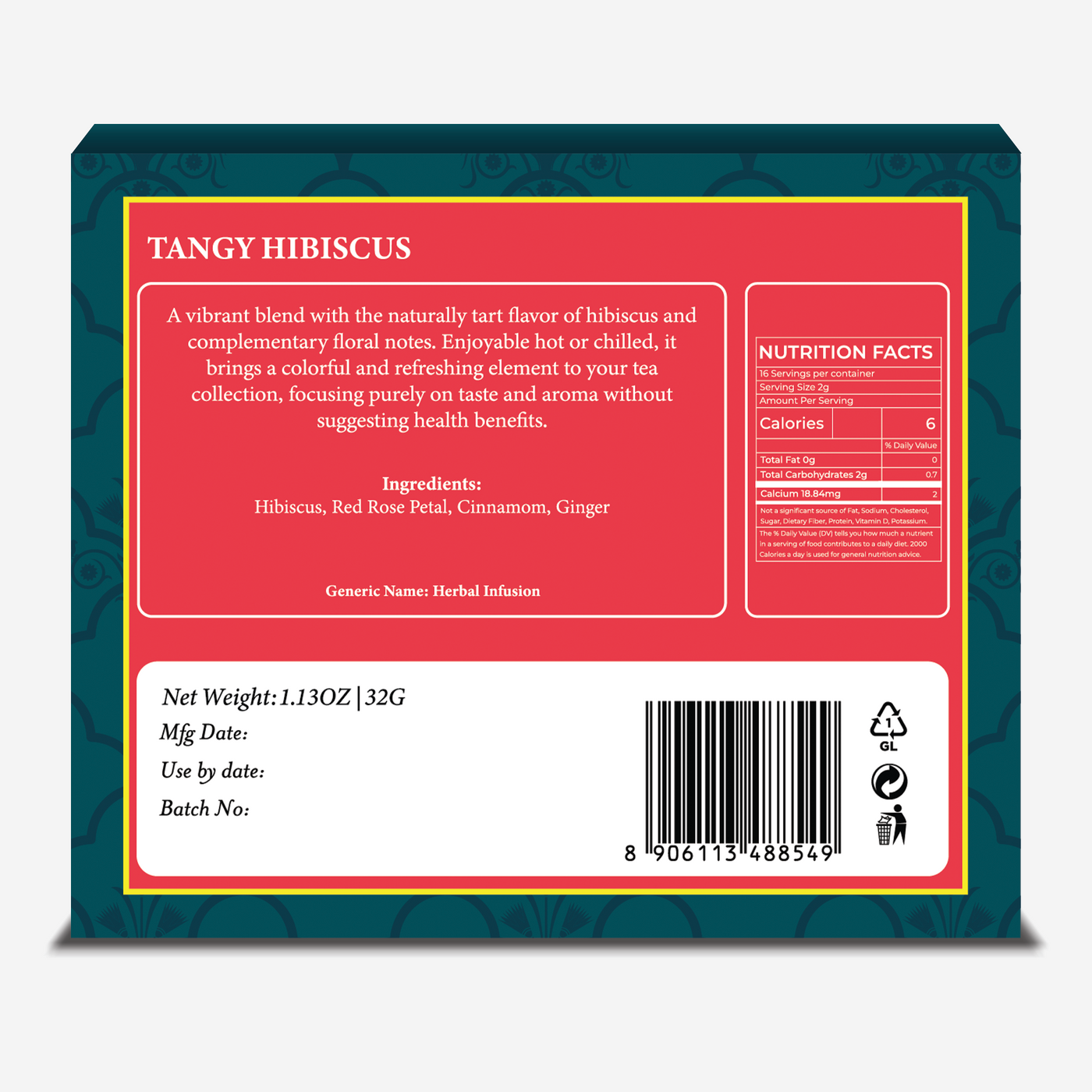 Tangy Hibiscus Tisane Herbal Tea
