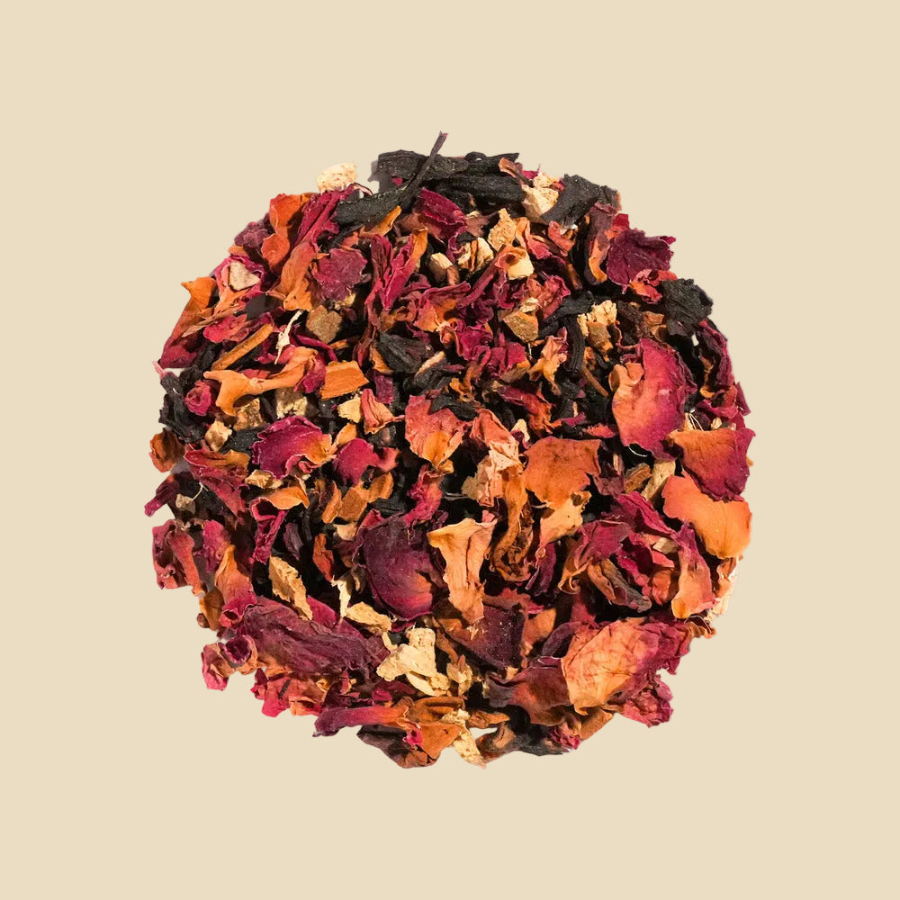 Tangy Hibiscus Tisane Herbal Infusion - Pyramid Bags