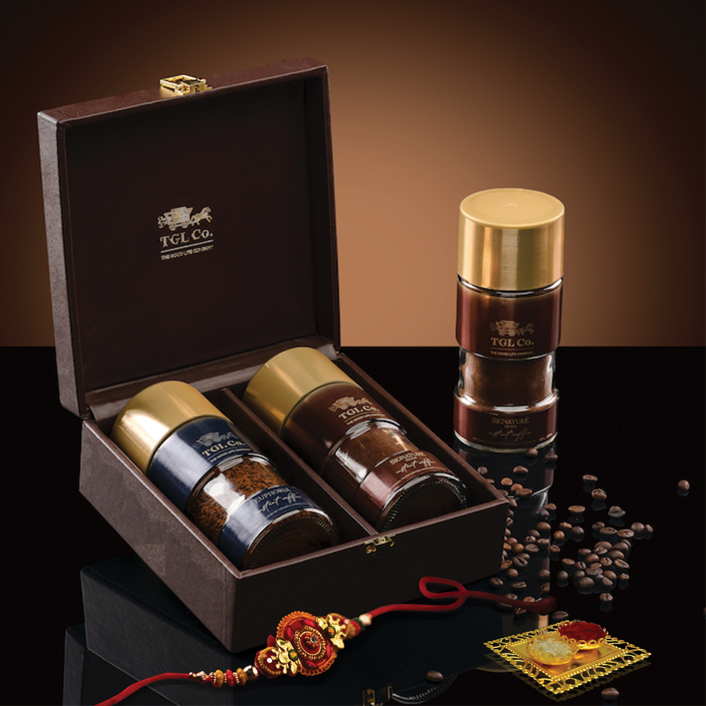 Timeless Passion - Tea & Coffee Gifting Series (with Rakhi)