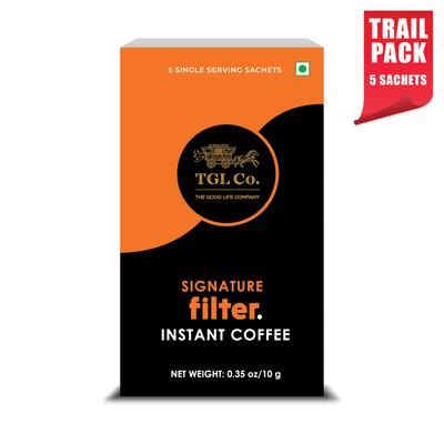Signature Filter Instant Coffee | 5 Sachets (Sampler Pack)